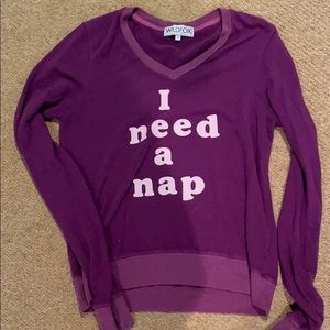 Wildfox I Need a Nap sweater